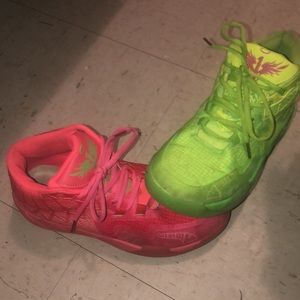 Lamelo Ball brand of shoes - Very comfy and comfortable they are a size 8 in boy